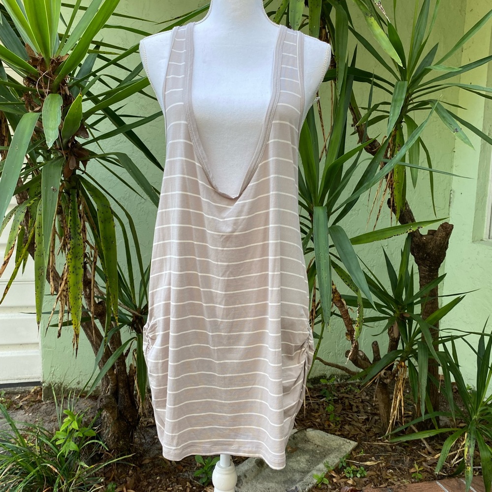 Deep Scoop Neck Tank Dress